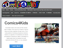 Tablet Screenshot of comics4kidsinc.org